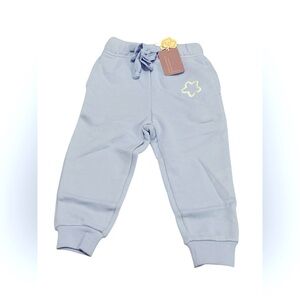 2 for $14 Toddler organic cotton sweatpants serenity blue size 18-24 M